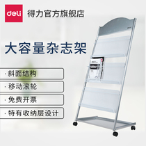 Daili newspapers and periodicals shelves promotional magazine display rack display rack display rack newspaper storage rack data shelf landing