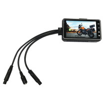 Motorcycle driving recorder HD waterproof night vision riding locomotive front and rear dual lens mini with parking monitoring