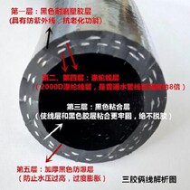 d Japan purchase high pressure rubber b tube to strengthen low temperature and freeze-resistant vegetable garden triple rubber II with hose anti-explosion garden plastic 