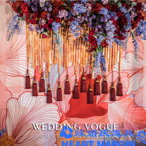 Wedding tassel spike pendant big tassel decoration background wall curtain stage decoration wedding scene arrangement props