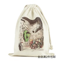 Source Ben Living Cotton Environmentally Friendly Inside Clothing Pocket Travel Bouquet Debris Finishing Collection Bag-Green Giants
