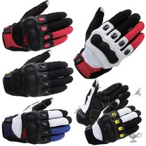  412 hot sale motorcycle racing riding knight summer leather carbon fiber off-road outdoor gloves protection and anti-fall touch screen