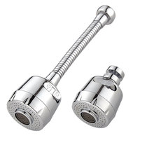 Faucet splash head extension extender Kitchen household tap water shower Water-saving universal rotary filter head nozzle