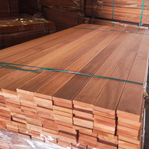 Pineapple grid anti-corrosion wood Indonesia drying floor solid wood outdoor plank road balcony courtyard outdoor terrace wood fence