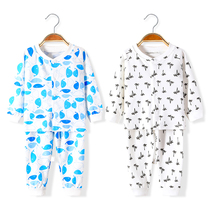 Baby autumn clothes and trousers set cotton spring and autumn thin warm newborn baby boys and women underwear Cotton