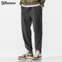 Pants mens spring Summer sweatpants mens bungles pants sports pants Pants Damp Loose Casual Pants Long Pants Mens Autumn Winter Style Boys Pants