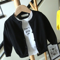 Baby knit cardiovert 1 year old baby pure cotton thin paragraph spring autumn jacket boy girl sweaters childrens air conditioning shirt 007