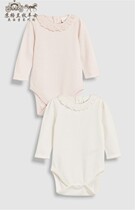 Spot next childrens clothing girls new pink lace doll Collar Cotton one-piece clothes