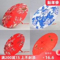 New Chinese wedding props red umbrella wedding umbrella celebration long handle umbrella wedding performance craft stage layout