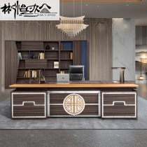 Boss office table and chair combination boss table boss desk desk simple modern office furniture large class customization