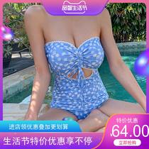  Cross-border supply factory direct sales 2020 South Koreas new one-piece swimsuit female South Korea Dongdaemun swimsuit