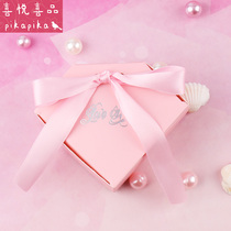 Creative Korean personality wedding candy box with hand gift new wedding small fresh wedding small paper box ins wind