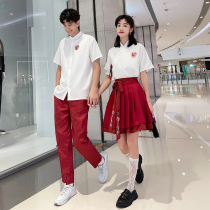 Xia Cape Student Banfu Academy Wind Summer Suit National Wind Men And Women Campus Graduation Photo Opening Costume School Uniform