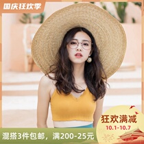 House small puzzle fungus lace without steel ring underwear women thin girl Japanese hipster cotton summer back bra