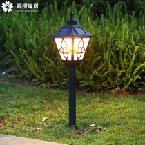 Ground Inserts Lights Lawn Outdoor Waterproof Meadow Garden Villa Home New Chinese Outdoor Patio Super Bright Solar lamp