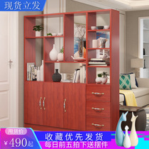 Door entrance cabinet Wine cabinet Modern simple living room double-sided partition cabinet Shoe cabinet Foyer shelf Decorative screen cabinet