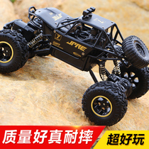 Super alloy remote control car off-road vehicle charging electric four-wheel drive high-speed Big Foot climbing racing childrens boy toy