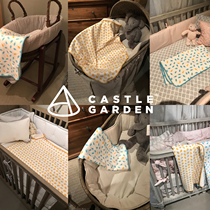 Castle Garden physiological period anti-fouling three-layer non-slip knitted baby sheet shell edge diaper pad 2 colors