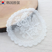 Korea Import Lace Dining Cup Mat table Flag Table Table Flag Table Lamp vase Table cushion Decorative Cushions 