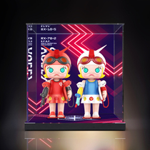 Acrylic display box POPMART BUBBLE mart MOLLY JASMINE gundam limited BJD doll hand-made dustproof