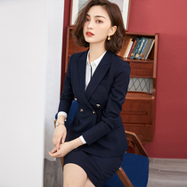 Professional suit womens suit business dress British style fashion temperament slim body sales department work clothes high-end suit