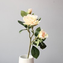 Simulation gardenia living room flower arrangement Home decoration background film and television shooting props silk flower immortal flower decoration flower