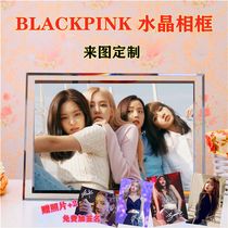 BLACKPINK Responds to Lisa with the same peripheral photo poster Sticker Crystal Photo Frame for Birthday Gifts