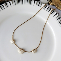 ananas vintage sexy small shells overseas custom retro elegant 100 lap choker necklace necklace