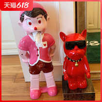 Living Room Cute Tissue Box Decoration Creative Light Luxury minimalist Toilet Nordic Ins to blame for the floor pendulum