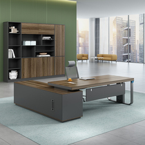 Fashion boss desk simple modern office furniture single desk manager desk supervisor office table and chair combination