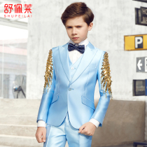 Children's suit handsome boys' dress suit piano costume host performance show flower children's suit spring and autumn