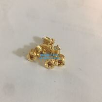 RF coaxial connector MMCX-KYD Socket welding plate fixed short socket MMCX mother seat pure copper gold-plated