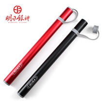 Tomorrow silver gift chopsticks portable packaging aluminum alloy chopsticks tube packaging box travel public chopsticks