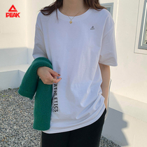 Peak Short Sleeve T-shirt Womens Summer Breathable Half Sleeve 2021 New National Tide Loose Casual Round Neck Quick Dry Top