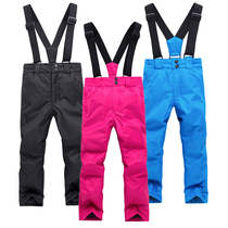 Childrens ski pants windproof and waterproof breathable male and female childrens assault pants