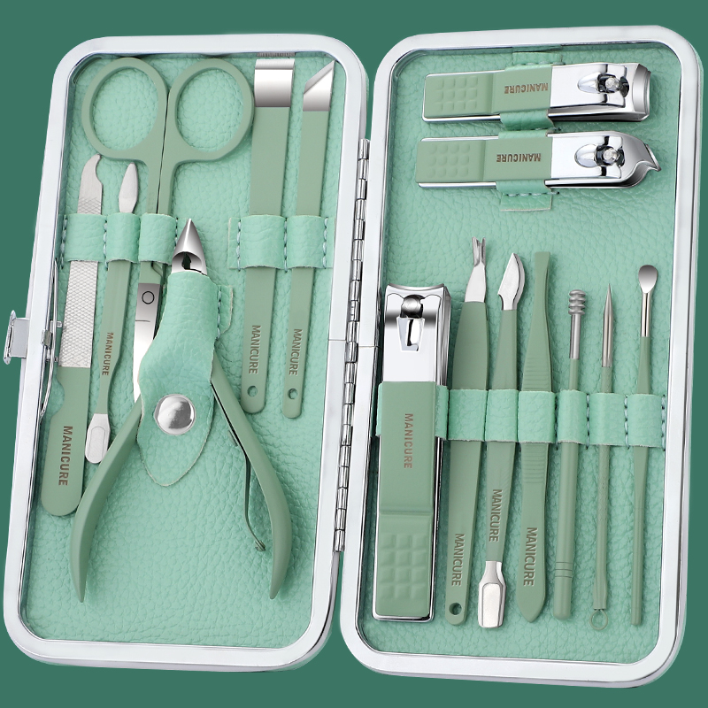 Nail clippings set of stainless steel High-quality Household Goods Knife Portable and Dig Earpick Three Multifunctional