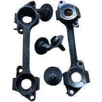 Jinbei Hiace Foton Jinlong Jinlv Zhongshun rear bumper bracket fixed buckle rear bumper corner special bracket