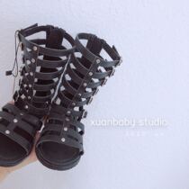  Xuan baby Korean childrens shoes BBbearflat girls Western style Roman sandals
