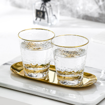 Nordic glass mouthwatering cup lovers toothbrush cup dental cylinder washing cup suit minimalist home light lavish cups INS wind