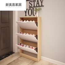 The door the shoe shoe aisle tipping bucket ultra-thin shoe 10cm 15cm small space-saving economy