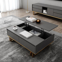 Italian minimalist light luxury coffee table Nordic modern simple home living room small apartment creative lift simple coffee table table