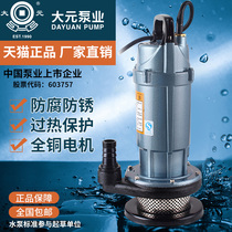 Big yuan water pump submersible pump 220V water pump well pressurized household pump Agricultural high lift irrigation