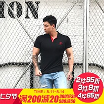 MAXPOWER original trendy brand mens sports ice silk quick-drying POLO shirt Golf small LAPEL T-shirt Coach work uniform