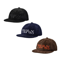 SOLGOODS Font Corduroy Baseball Cap