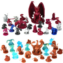 Dungeons and Dragons DND running group dough model board game chess piece set