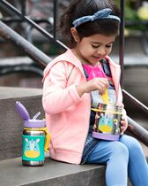 USA Skip hop cute zoo series stainless steel non-slip jacket baby sippy cup 350ML