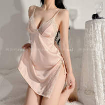Autumn 2021 New thin nightdress ice pure sexy sling mood pajamas Women summer underwear set