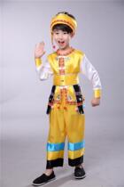 Hot sale Dai childrens clothing Men and boys Yunnan clothing Dai dance performance clothing Xishuangbanna Dai clothing