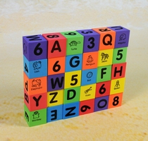 Silforeva soft foam building blocks toys 1-2-3 years old alphanumeric cognitive early education Enlightenment building blocks