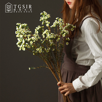 Nordic Australian plum blossom simulation flower living room TV cabinet fake flower vase flower arrangement decoration flower interior silk flower plum decoration